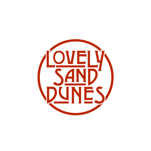 Band logo with the title 'LOVELY SAND DUNES'