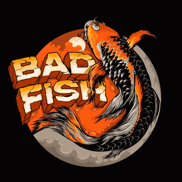 Concert design with the title 'Badfish 2022 T Shirt'