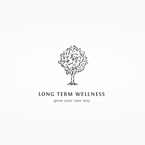 Delicate design with the title 'Delicate Logo for a wellness philosophy concept'