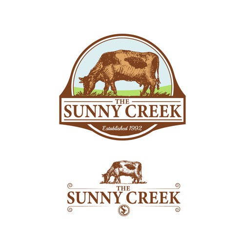 Sunny design with the title 'The Sunny Creek'