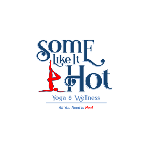 Heat logo with the title 'Sexy style for hot yoga studio'