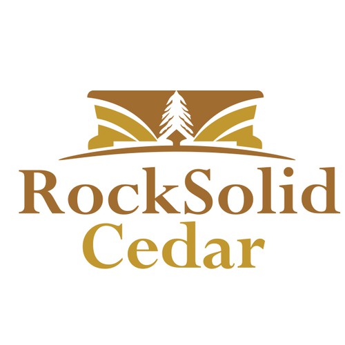 Woodworking design with the title 'Company produce Cedar wood products '