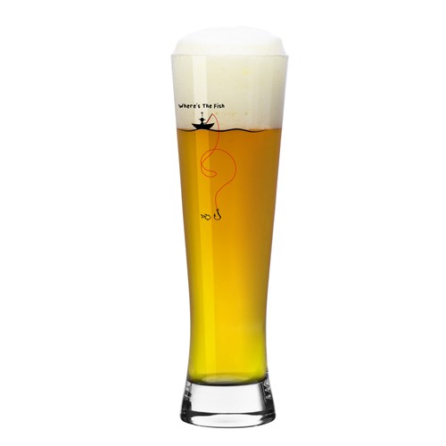 Simple artwork with the title 'where's the fish? '