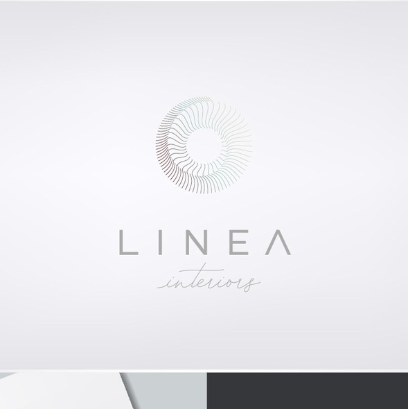 Unique design with the title 'gorgeous logo for LINEA INTERIORS'
