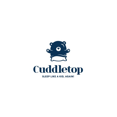 Pillow logo with the title 'Plushie Pillowcase logo'