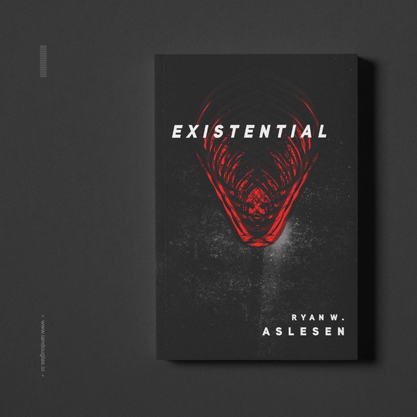 Evil design with the title 'Primal cover for a Sci-Fi/Horror book'