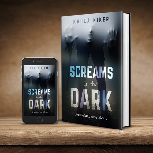 Horror book cover with the title 'Suspense Cover'