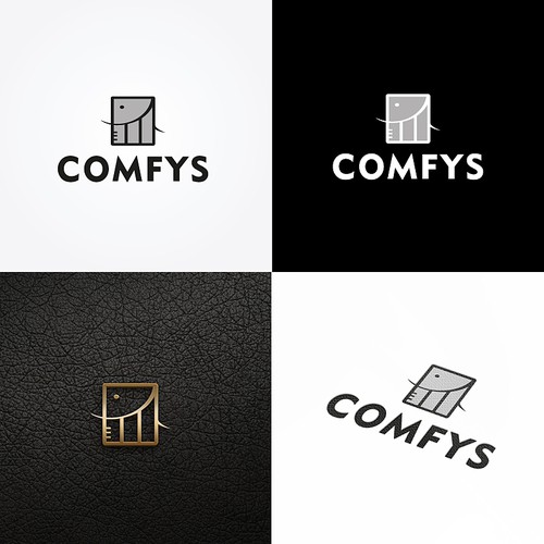 Elephant logo with the title 'bold concept for clothing company'