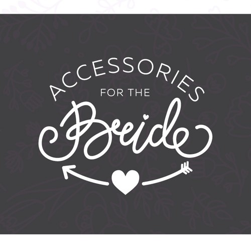 Accessories logo with the title 'Accessories for the Bride Logo Design'