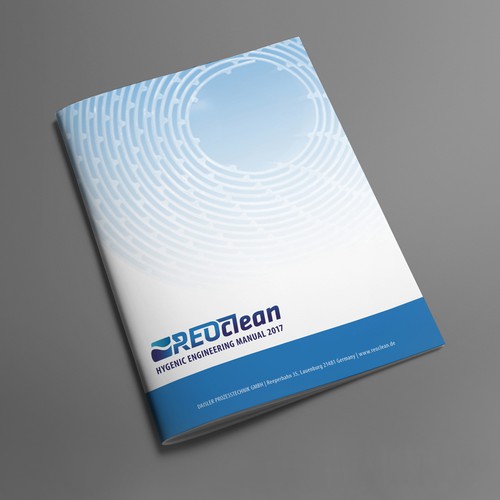 Manual design with the title 'Clean, sharp concept for a Technical Manual'