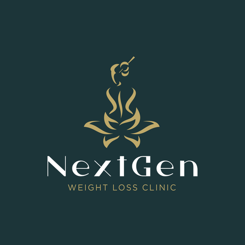 Spa brand with the title 'NextGen Weight Loss Clinic: Modern Wellness'