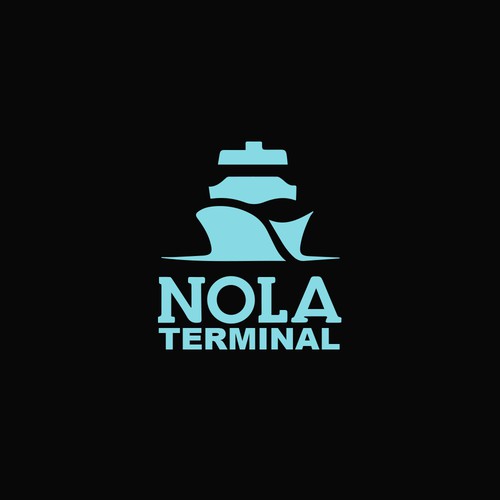 Shipping logo with the title 'Nola terminal'