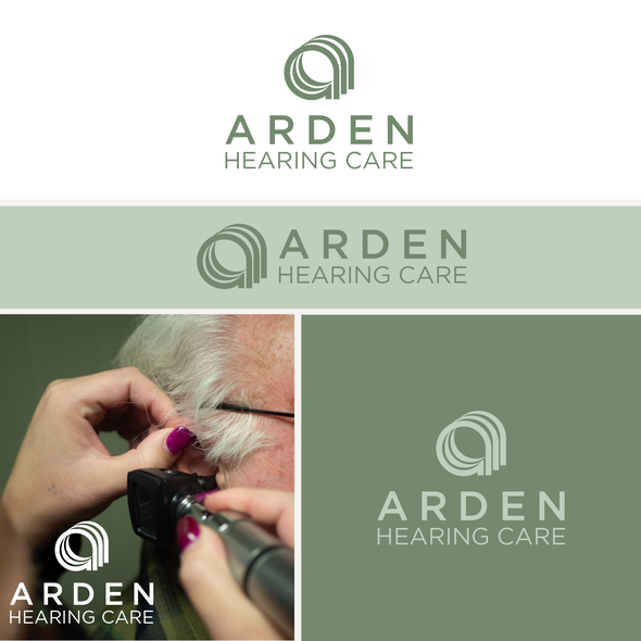 Medical design with the title 'Logo design for Arden Hearing Care'