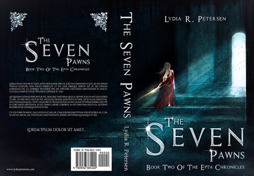 Lighting design with the title 'Book cover illustration for young adults fantasy novel'