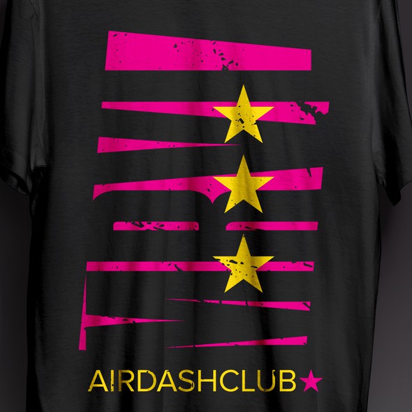 Comic t-shirt with the title 'Marvel Airdash club T-shirt'