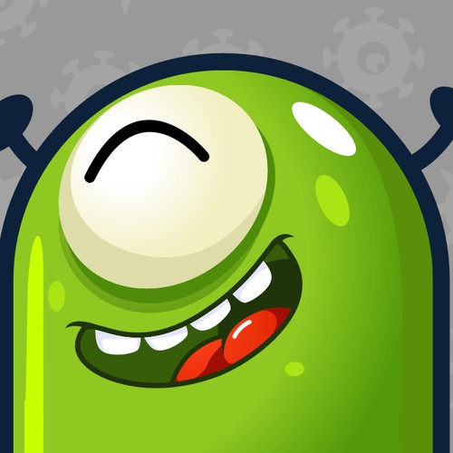 Mascot logo with the title 'BugTheDrug'