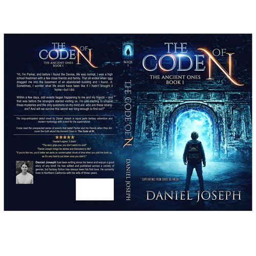 Digital art book cover with the title 'The Code Of N'