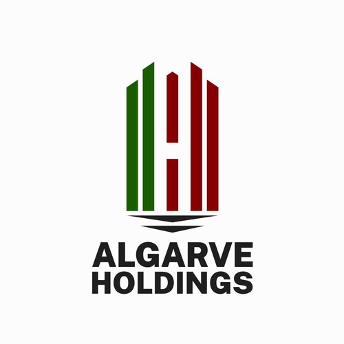 Pictorial logo with the title 'Algarve Holding Logo'