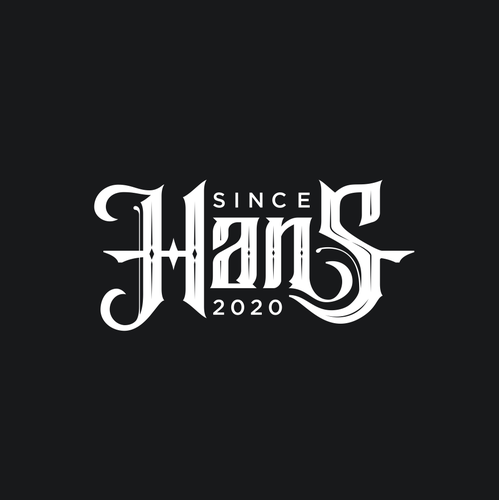 Gothic design with the title 'Wordmark Logo'