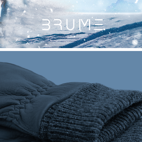Winter logo with the title 'Brume'