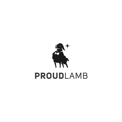 Lamb logo with the title 'Proud Lamb'