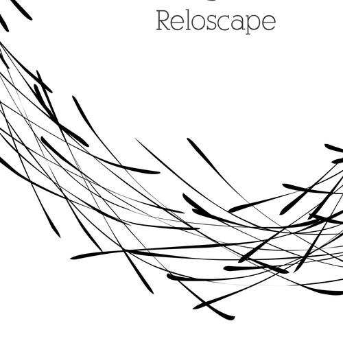 Conceptual brand with the title 'Reloscape logo and brand identity design concept'
