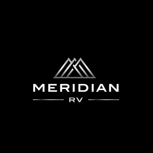 Metallic brand with the title 'Meridian RV'