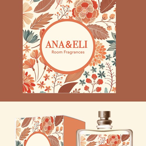 Perfume packaging with the title 'perfume box'