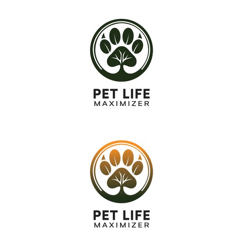 Paw logo with the title 'Pet Line Maximizer logo'
