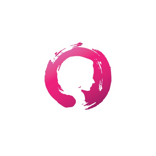 Girl brand with the title 'painted girl silhouette'