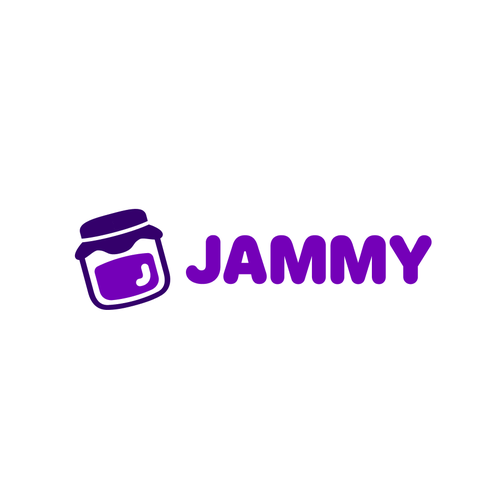 Jam design with the title 'Jammy Logo & Brand Identity'