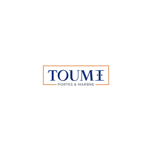 Open logo with the title 'Wordmark logo for TOUMI'