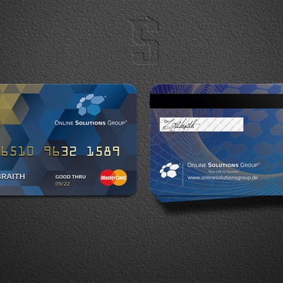 Edgy Credit Card Design