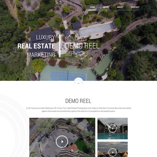 Minimalist website with the title 'Clean and Minimal Design'