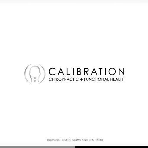 Chiropractic logo with the title 'Redesign Medical & Pharmaceutical Logo'