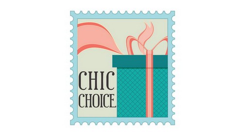Present design with the title 'Chic choice'