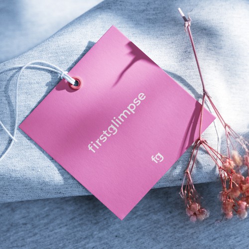 Camera brand with the title 'Logo, presentation folder and business card design for Firstglimpse.'