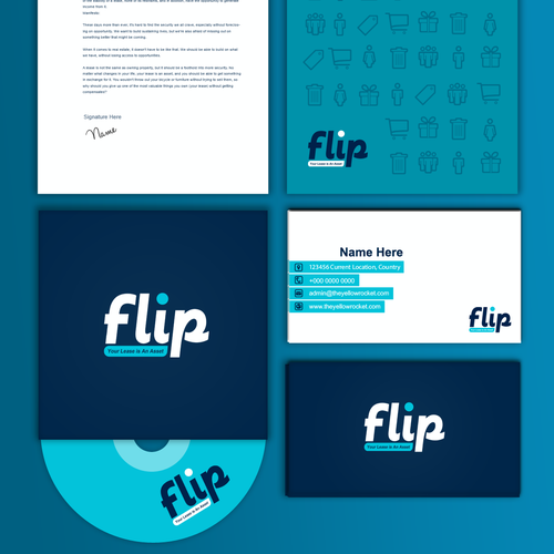 Environmental brand with the title 'Flip'