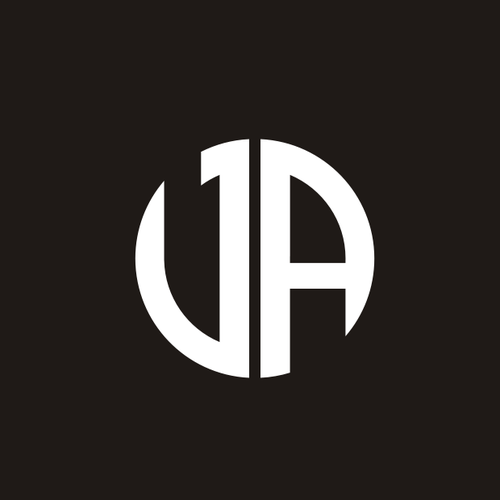 J logo with the title 'Jake Angeles or initials JA'