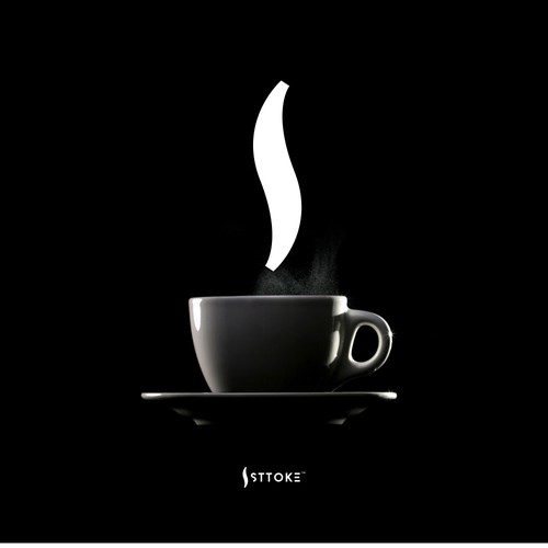 Coffee shop brand with the title 'STTOKE'