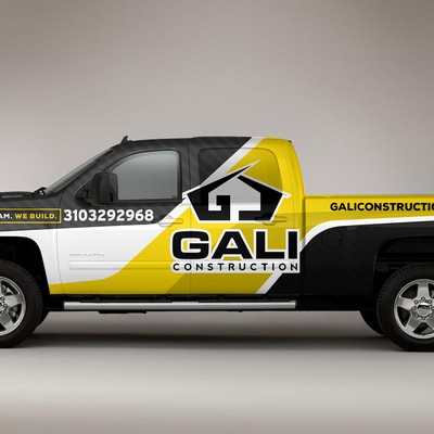 Truck wrap for Gali designs