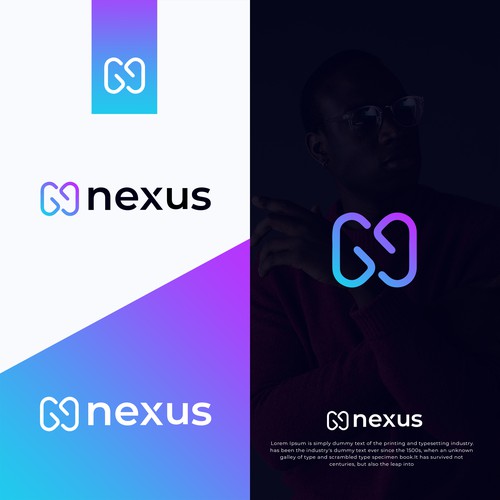 N logo with the title 'Nexus Logo Concept'