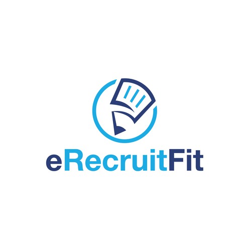 Paper logo with the title 'eRecruitFit'