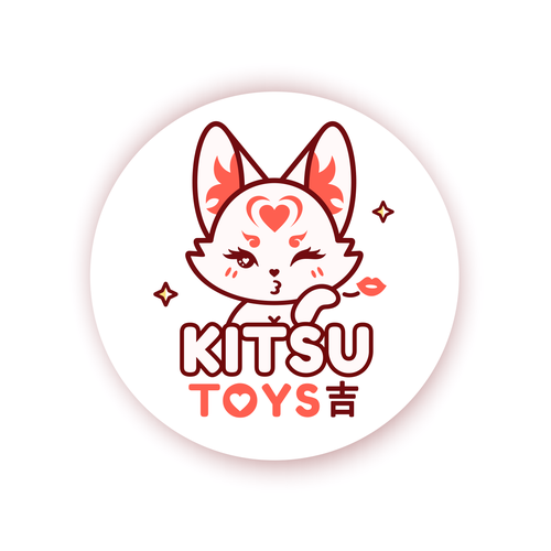 Kawaii design with the title 'kitsu toys'