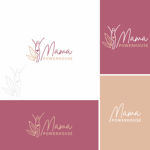 Mother design with the title 'Physical Fitness logo'