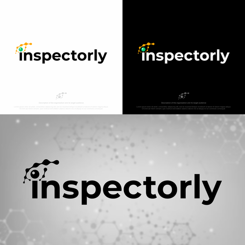 CorelDRAW design with the title 'inspectorly'