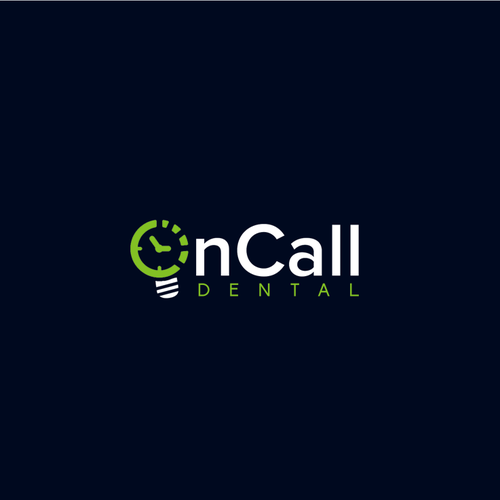 Call logo with the title 'OnCall Dental logo design.'