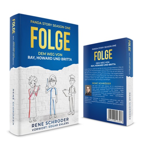 Marketing book cover with the title 'FOLGE'