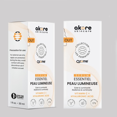 Packaging with the title 'serum'