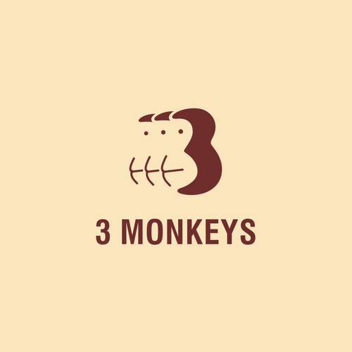 Number 3 logo with the title '3 MONKEYS'